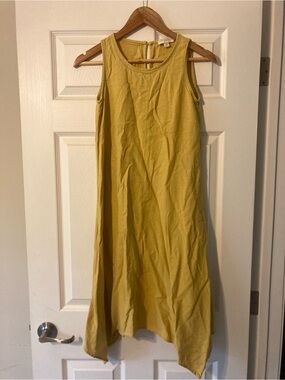 Cynthia Rowley Sleeveless Mustard Dress
